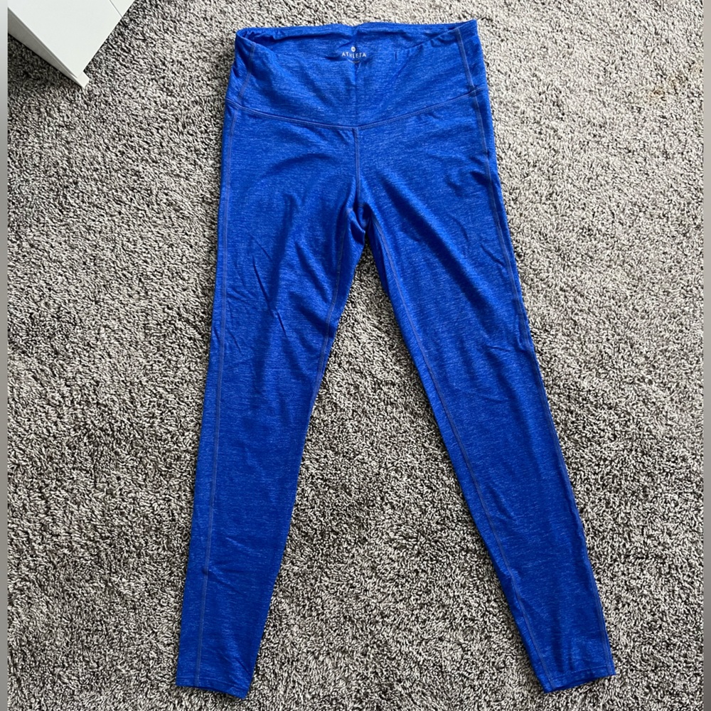 Athleta Blue Leggings- Size Small